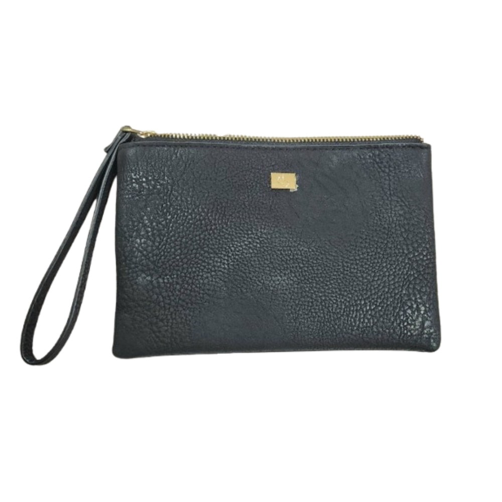 Dressbarn black wristlet/clutch